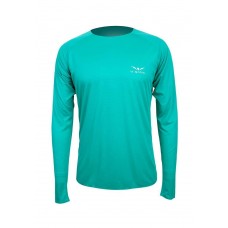 Bluza alergare barbati UGLOW LONG SLEEVES SUPER LIGHT TEE Green SS'26