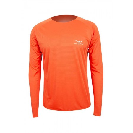 Bluza alergare barbati UGLOW LONG SLEEVES SUPER LIGHT TEE Orange SS'26