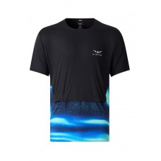 Tricou alergare barbati UGLOW VAPOR Black/Blue SS'26