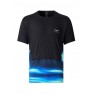 Tricou alergare barbati UGLOW VAPOR Black/Blue SS'26