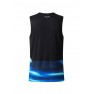 Maiou alergare barbati UGLOW VAPOR Wide Top Tank Black/Blue SS'26