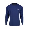 Bluza alergare barbati UGLOW WARM LONG SLEEVE TEE Dark Blue