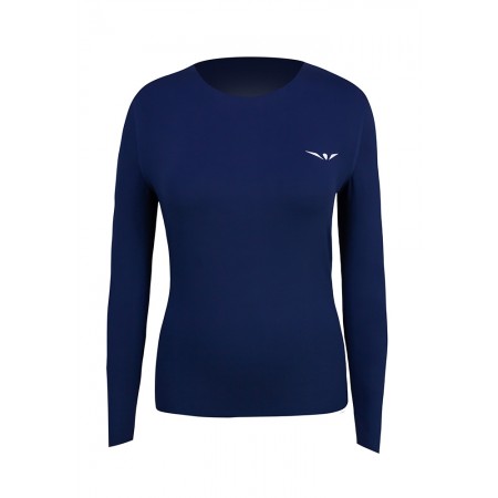 Bluza alergare dama UGLOW WARM LONG SLEEVE TEE Dark Blue