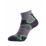 1000 Mile Fusion Anklet Sock Dama - Black/Green