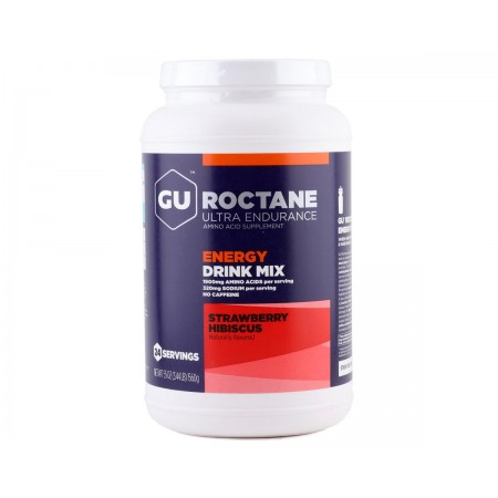 GU Roctane Energy Drink Mix - Strawberry Hibiscus 12 portii