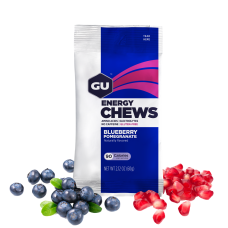 Jeleuri energizante GU Energy Chews, Blueberry & Pomegranate