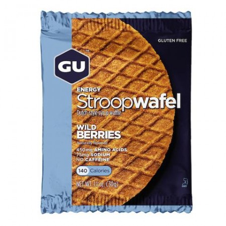 GU Energy Stroopwafel, Wild Berry (Gluten Free)