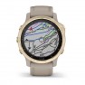 Ceas Garmin Fenix 6S PRO SOLAR Rose Gold, powder gray band