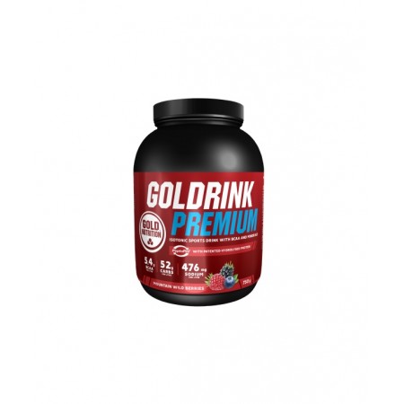 GoldNutrition Gold Drink Premium + BCAA'S FRUCTE DE PADURE 750 G