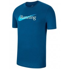 Tricou alergare barbati Nike DRY TEE HBR Blue SS'21