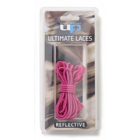 ULTIMATE PERFORMANCE Elastic Laces - Hot Pink Reflective