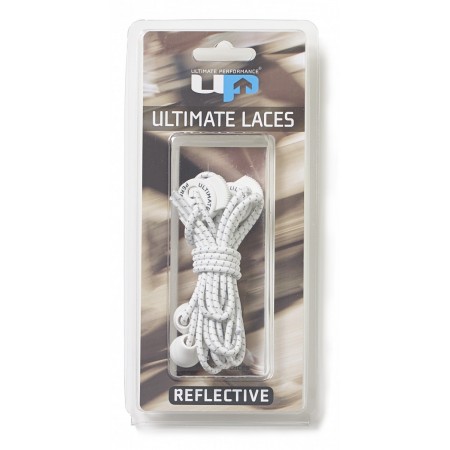 ULTIMATE PERFORMANCE Elastic Laces - White Reflective