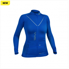 Bluza alergare dama WAA Ultra Carrier 2.0 Albastru