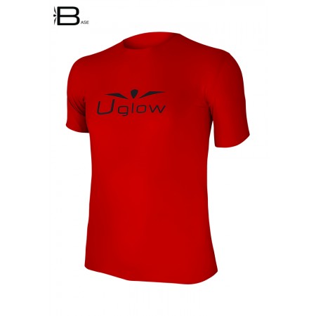 UGLOW-BASE | T-SHIRT-MAN | TS5 RED BLACK