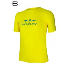 Tricou alergare barbati UGLOW BASE YELLOW