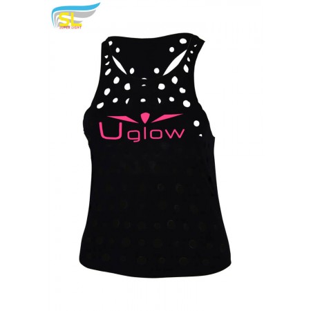 UGLOW-SL | CHEESE TOP TANK – WOMAN | BLACK PINK