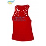UGLOW-SL | CHEESE TOP TANK – WOMAN | RED BLUE