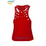UGLOW-SL | CHEESE TOP TANK – WOMAN | RED BLUE