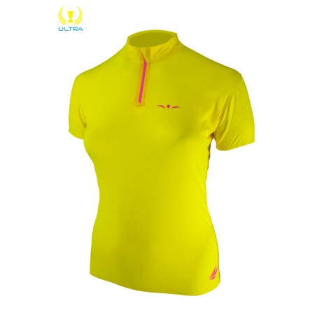 UGLOW-ULTRA | 1/2ZIP SUMMER WOMAN | 1/2ZIP3-YELLOW PINK