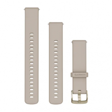 Garmin - curea silicon - Quick Release 18 watch band - Venu3s - French Gray I Soft Gold