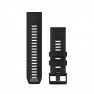 Garmin curea silicon QuickFit 26 - negru gri Black | Pebble Gray Silicone