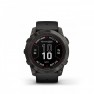 Garmin - fenix 7x Pro Sapphire Solar smartwatch premium cu incarcare solara 51mm - ramă Titan DLC Carbon Grey si curea din silicon neagră