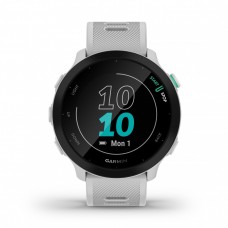 Garmin Forerunner 55 - ceas inteligent pentru alergare si bicicleta - alb