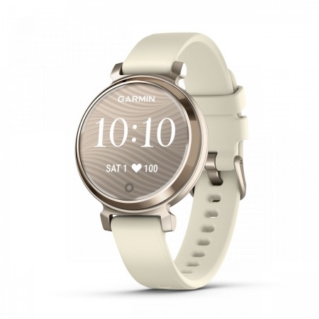 Garmin - Lily 2 smartwatch - crem auriu, curea nucă de cocos din silicon