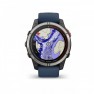 Garmin - quatix 7 Pro Sapphire AMOLED Titanium - ceas inteligent premium cu GPS cu functii avansate pentru sport si navigatie