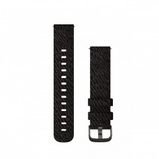 Garmin Quick Release 20 - Brăţară din nailon ţesut culoarea Black Pepper - curea de schimb pentru ceasurile Garmin