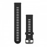 Garmin Quick Release 20 Vivoactive 3/ Vivomove / Venu / Forerunner 245 645 curea silicon Quick Release negru