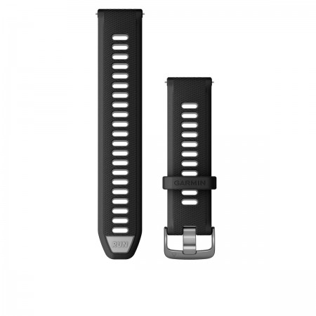 Garmin Quick Release 22 - curea silicon - negru|gri