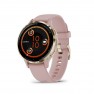 Garmin - Venu 3s smartwatch cu GPS și AMOLED - ramă din oţel inoxidabil Soft Gold cu carcasă Dust Rose şi curea din silicon