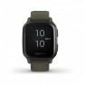 Garmin Venu SQ Music negru verde - smartwatch cu functii sport