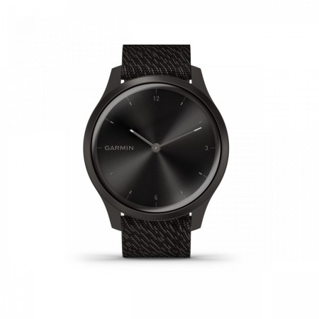 Garmin Vivomove Style - carcasa neagra - bratara textila neagra