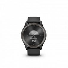 Garmin vivomove Trend - carcasa neagra cu bratara silicon neagra