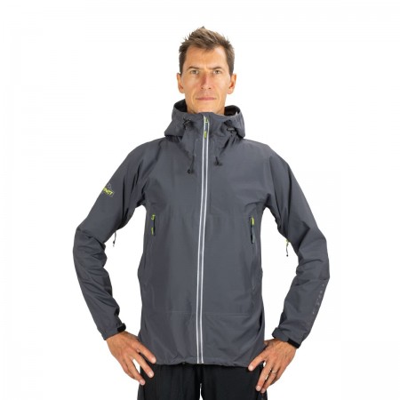 Instinct - Jacheta impermeabila unisex Ultra Rain Shell - gri antracit