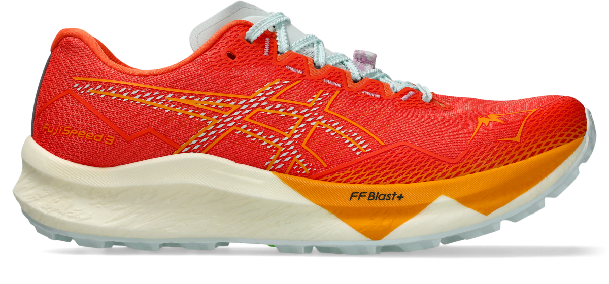 Pantofi alergare trail barbati ASICS FUJISPEED 3 NOVA ORANGE/PURE